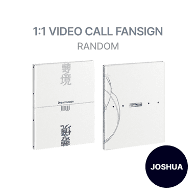 [1:1 VIDEO CALL FANSIGN] JxJ 1st Mini Album ‘DREAMSCAPE’ (Random) JOSHUA