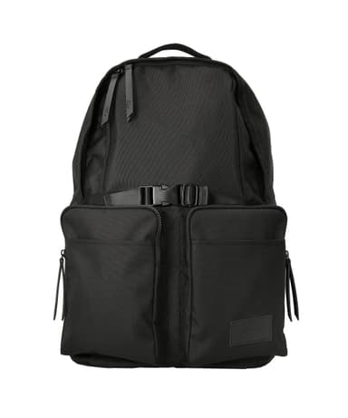 Dual Pocket Backpack / Black