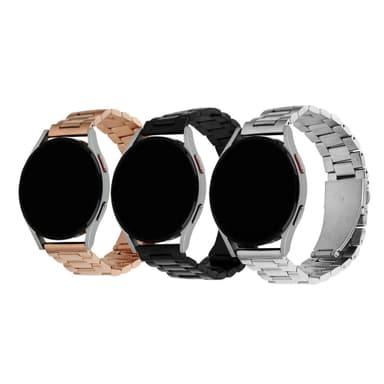 Quick-Release Galaxy Watch Strap 3 Types Metal Band 6001 20mm (Compatible with outer diameter 40/41/42/44) Galaxy Watch 4 Classic Watch 3 Active 12 Gear