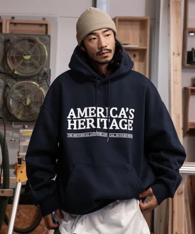 American Heritage Navy Hoodie