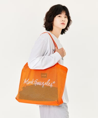 MESH TOTE BAG - ORANGE