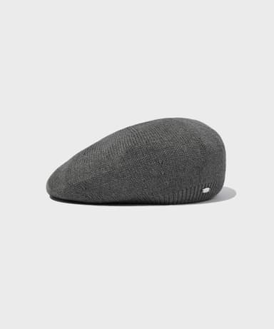 [Misochu PICK] Summer Knit Beret Charcoal