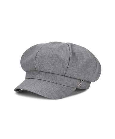 VA Studded Newsboy Cap Grey