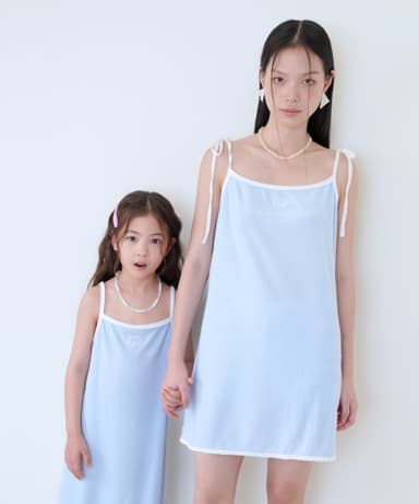 [KIDS] Terry Ruffle Dress_Blue