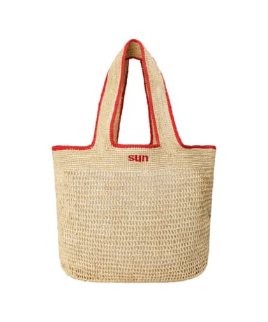 BEACH SUN RAFFIA BAG