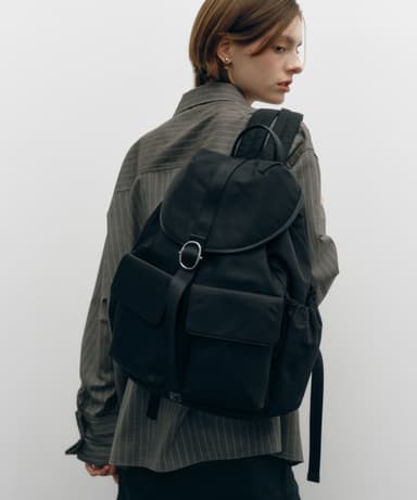 [PARKER] Nylon Parker Backpack L (Satisfies 14-inch Laptop) 2 colors