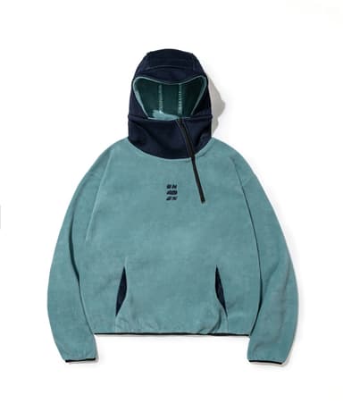 Cloud Symbol Fleece Anorak_Mint
