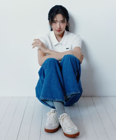 [Worn by Ahn Yu-jin] Women's Baseshot Pro Leather Sneakers RZ0088W56G 40F