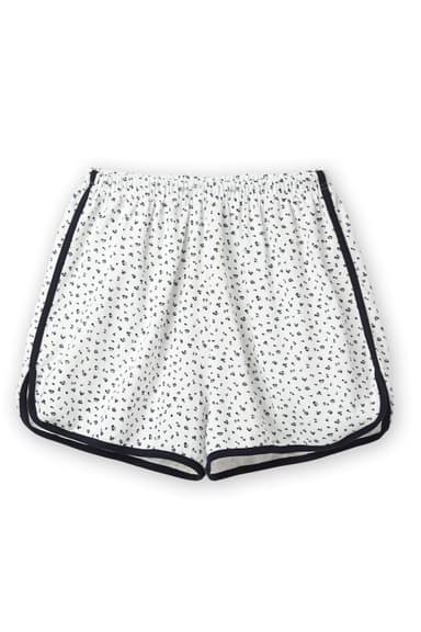 Paul & Anna Mimi Flower Hot Pants White