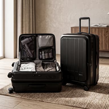 Flip EX Expandable Suitcase 24-inch [Black]