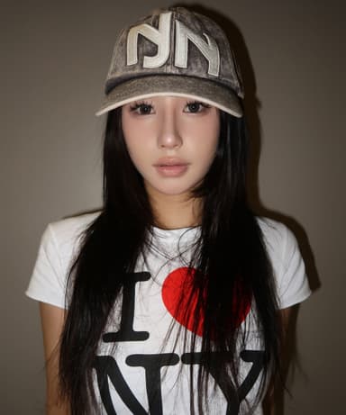 Washed baseball cap (Oyster)