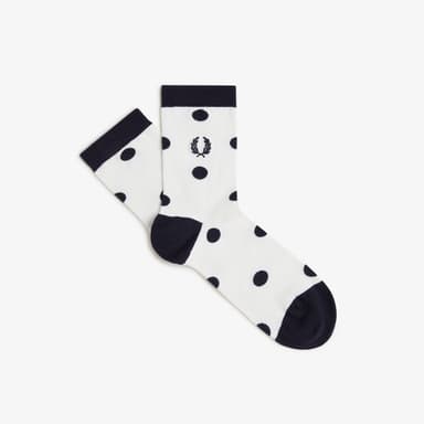 [Amy Winehouse] Amy Polka Dot Socks - Snow White CFPU2G33330-129