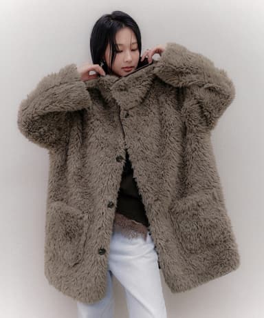 Laurent Reversible Faux Fur Jacket