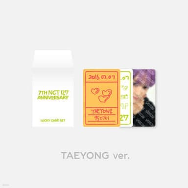 [NCT 127 7th Anniversary] 7th Anniversary Lucky Card SET [Taeyong ver.]