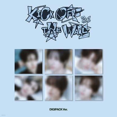 KickFlip - 5th Mini Album : KICK OFF THE WALL Pt.1 [Digipack Ver.][1 out of 6 types sent randomly]