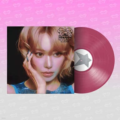 LE SSERAFIM - 2nd Single Album 'Made My Night' Vinyl [HOT PINK ver.]