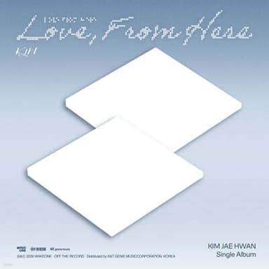 Kim Jaehwan - Single Album: Love, From Here [1 of 2 types sent randomly]