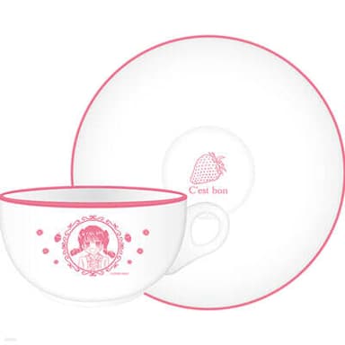 [Dreamy Patissiere] Cup & Saucer Set (Ichigo Ver.)