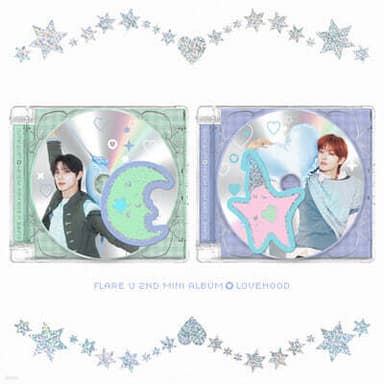 FLARE U - 2nd Mini Album : LOVEHOOD [JEWEL CASE ver.][2-Type SET]
