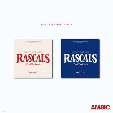 AM8IC - 1st Single Album: RASCALS (Find The Pearl) [1 of 2 types sent randomly]