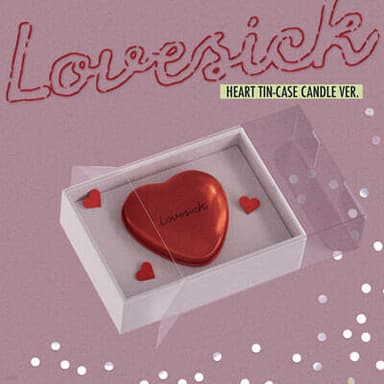 Chaeryeong - 1st Mini Album : Lovesick [HEART TIN-CASE CANDLE Ver.]