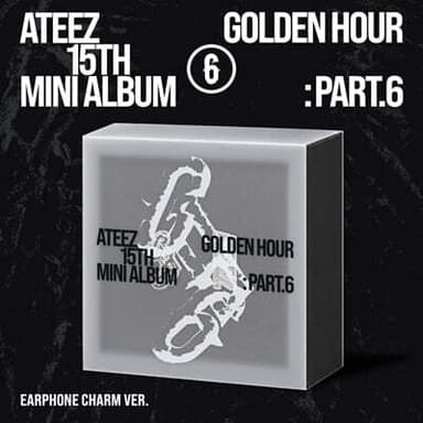 에이티즈 (ATEEZ) -  15TH MINI ALBUM [GOLDEN HOUR : Part.6][EARPHONE CHARM VER.]
