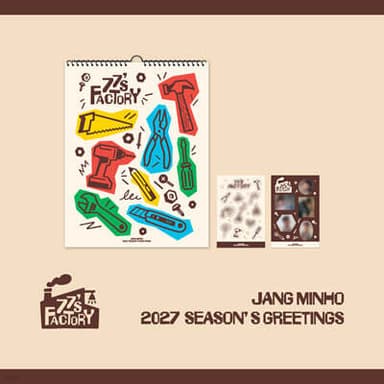 Jang Min Ho 2027 Season's Greetings [77's Factory][Wall Calendar & Sticker Set]