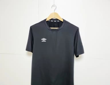 Men's Umbro Black Black Functional Short Sleeve T-Shirt Training Clothes