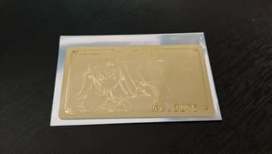 Hololive Tokoyami Towa Devilish Disguise VIP GOLD Card