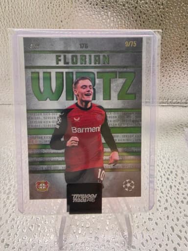 Leverkusen Florian Wirtz 75 Limited 2025 Tops Total Football Soccer Card