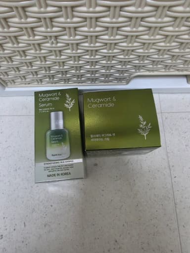 Palmstay Mugwort and Ceramide Serum & Cream
