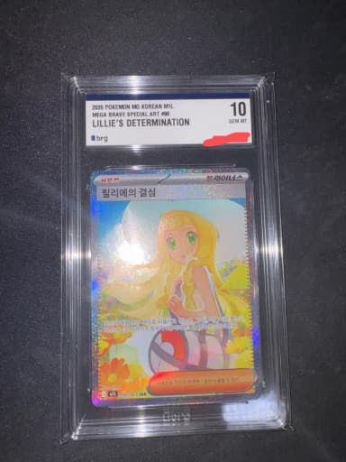 Pokemon card Lily's Determination Sar brg GEM MT 10