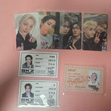 [ALL일괄] 스트레이키즈 스키즈 디스앤댓 앨범포카 유닛포카 방찬 아이엔 리노 창빈 현진 한지성 리노