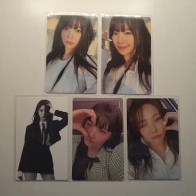 프로미스나인 백지헌 포카 5종 세트 일괄