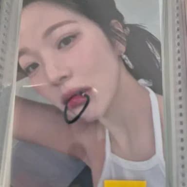 프로미스나인 디마뮤 머묶 백지헌 포토카드