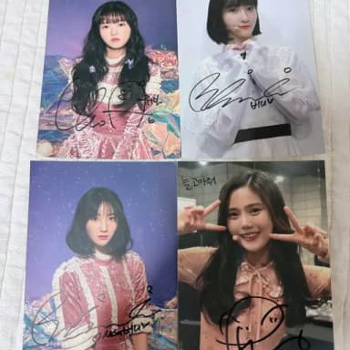 오마이걸 싸인 사진 판매합니다