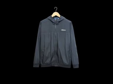 Men's Big Size Adidas Original OG Flame Black Windbreaker Training Suit
