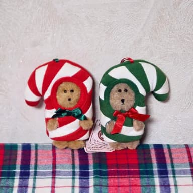 Boyds Bears 보이즈베어 쪼꼬미 캔디 사탕 빈티지인형 테디베어 곰돌이 장식 수집 오너먼트 크리스마스 겨울 소품