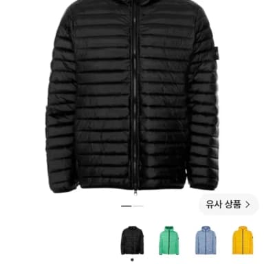 (백화점정품)스톤아일랜드 룸우븐 체임버스 다운 후드자켓 블랙 L(100~105) 새제품급