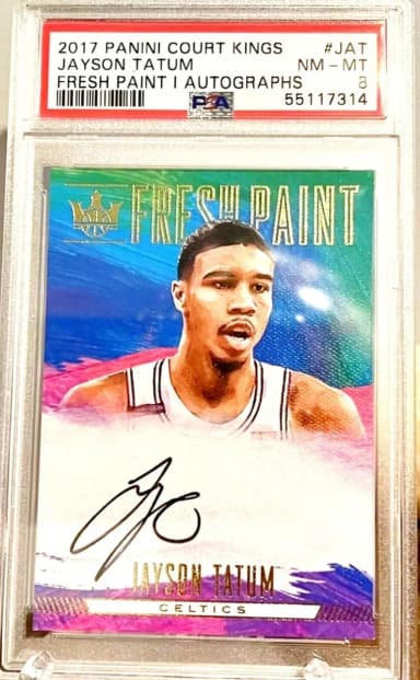 Jason Tatum Rookie Auto