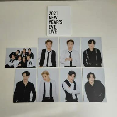 방탄 뉴이어 이브 라이브 엽서 세트 bts poca pc 포스트카드