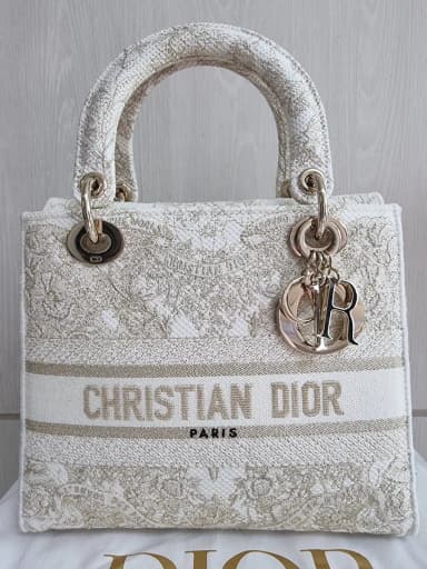 [Unused] Dior Lady D Light Medium Bag