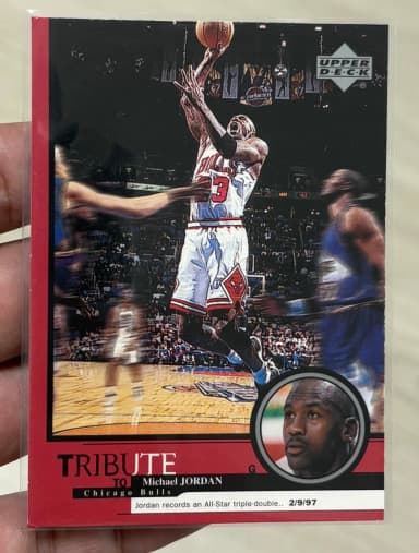 Michael Jordan Card - Tribute