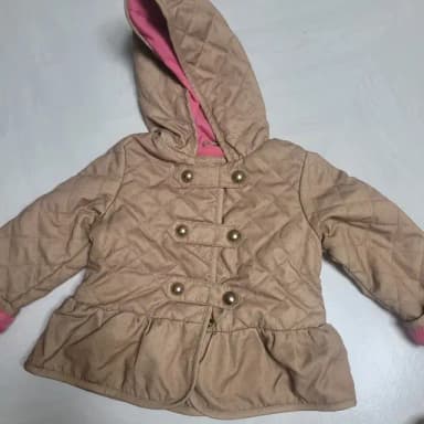 GAP 여아퀄팅후드자켓