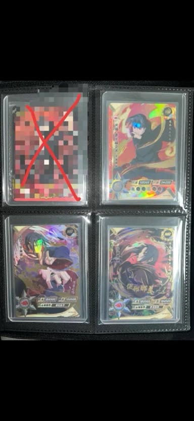 Kayu Naruto card Itachi card 3 pieces bulk sale