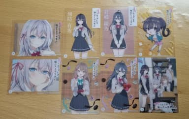 [Simply Opened] Sometimes Blushing in Russian, the Girl Next to Me, Arya Yang Clear Card 8 Pieces