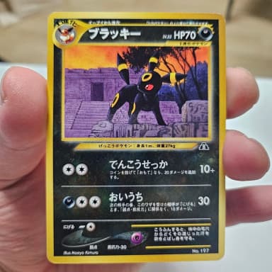 [First Edition] Pokemon Card Neo Premium File 2 Blacky