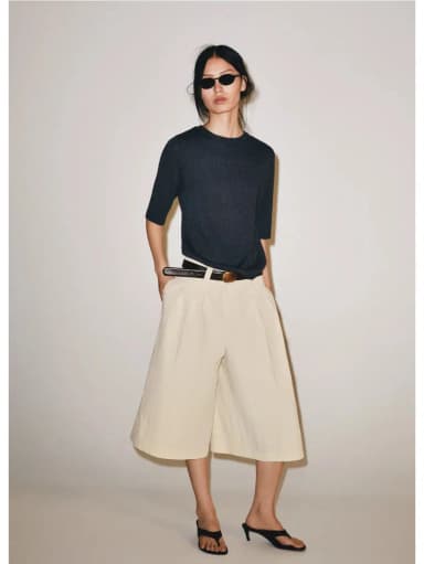 Brand New Zara Short Sleeve Knit Top
