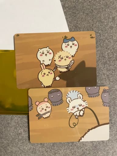 2-Card Set (Bulk) Chiikawa Iconic Cards / Mermaid Island Trading Cards