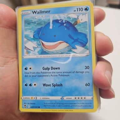 [North America Lowest Price] Pokemon Card King of the Sea Whale Prince 037/195 Silver Tempest SIT English Version Wailmer